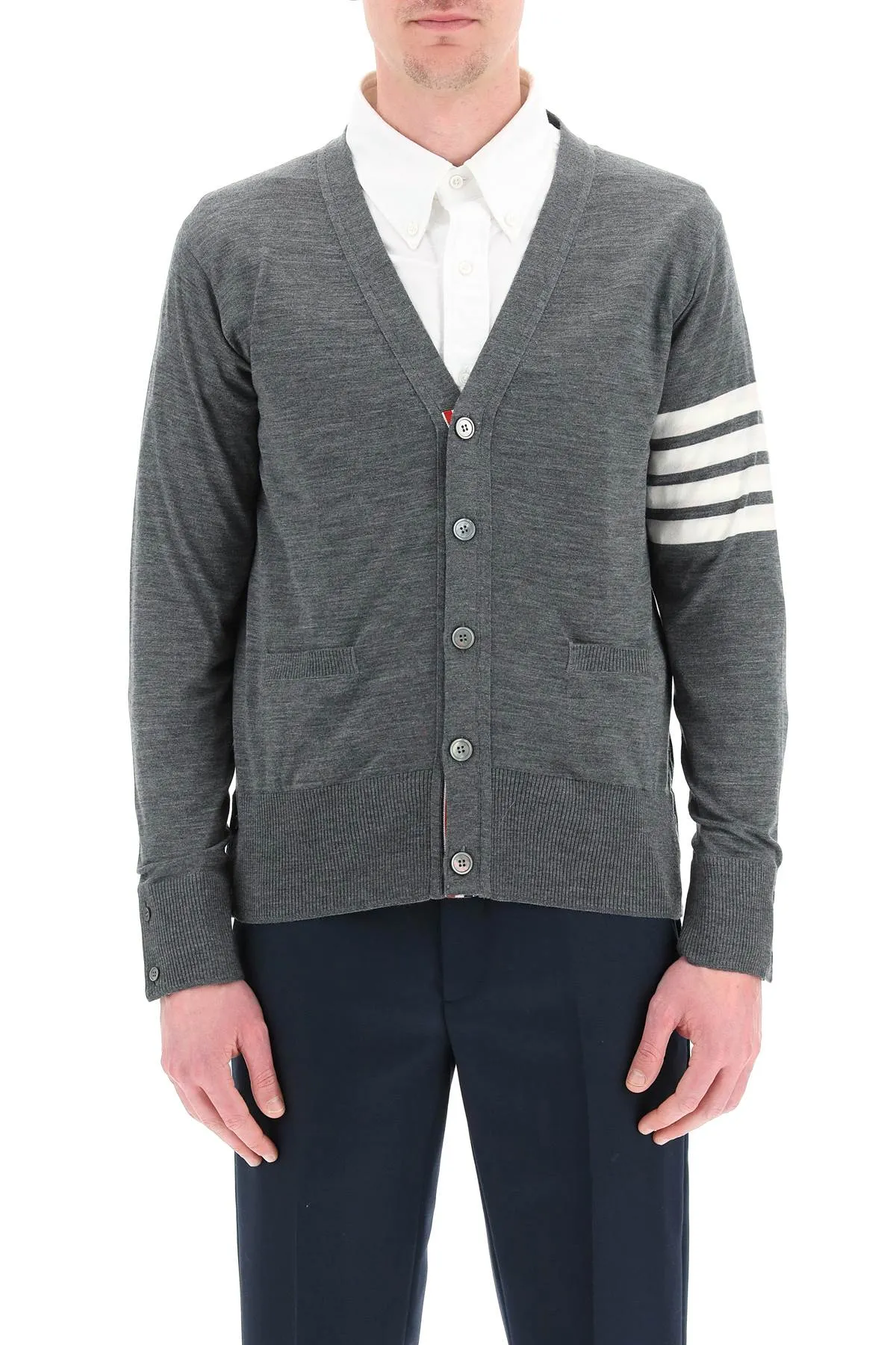 Thom Browne 4-Bar Cardigan