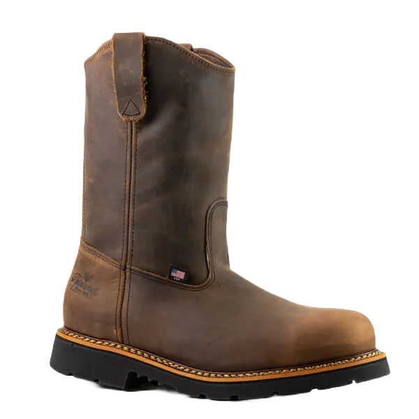 Thorogood® Men's 10" Steel Toe Wellington Brown Work Boots 804-3310