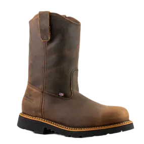 Thorogood® Men's 10" Steel Toe Wellington Brown Work Boots 804-3310