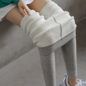 Threaded Lace Sherpa Stretch Thermal Pants
