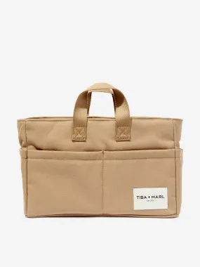 Tiba   Marl Baby The Canvas Organiser Caddy in Beige (26cm)