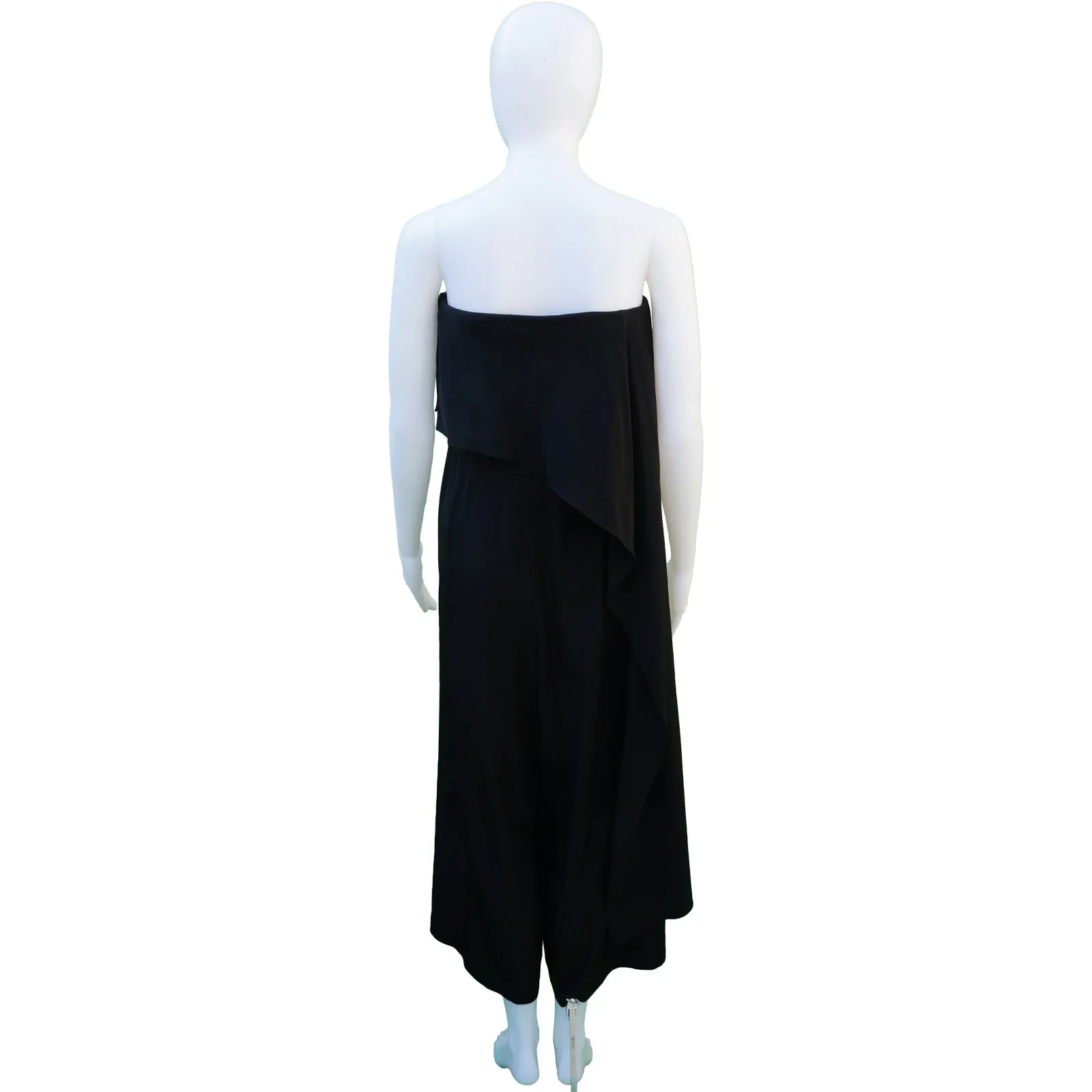 TIBI SILK WIDE-LEG JUMPSUIT