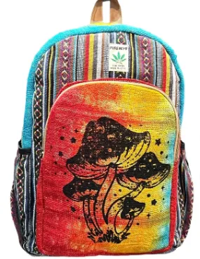 Tie Dye Hemp Bag Mushroom - Wholesale