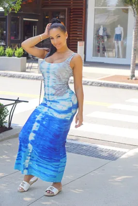 Tie Dye Maxi Dress