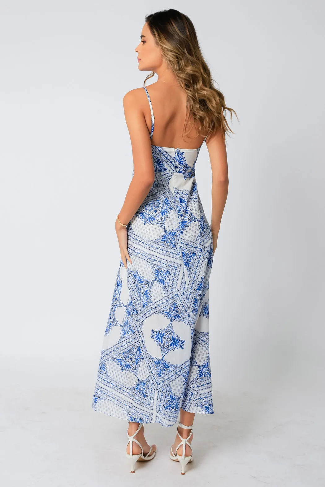 Tie Front Spaghetti Dress