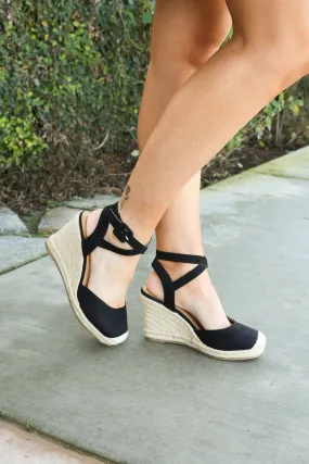 Time Off Wedge: Black