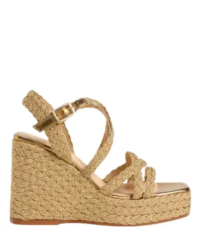 Timotea Beige Wedge Sandal