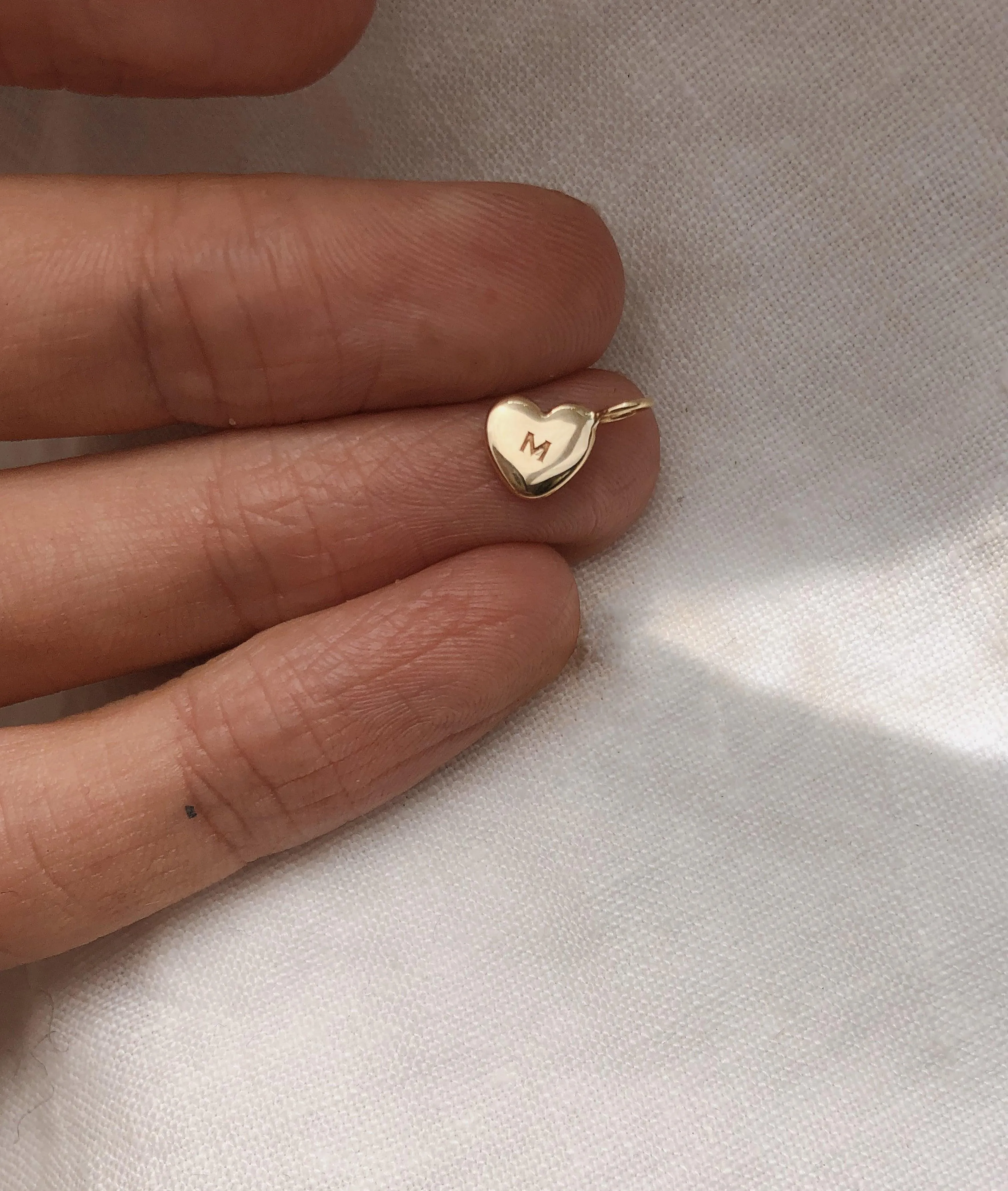 Tiny Heart of Gold necklace