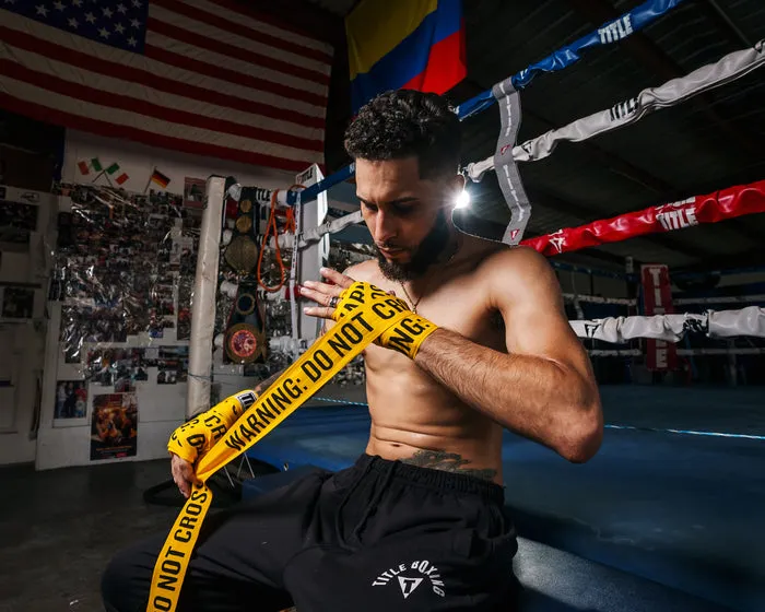 TITLE Boxing Print Hand Wraps 180"