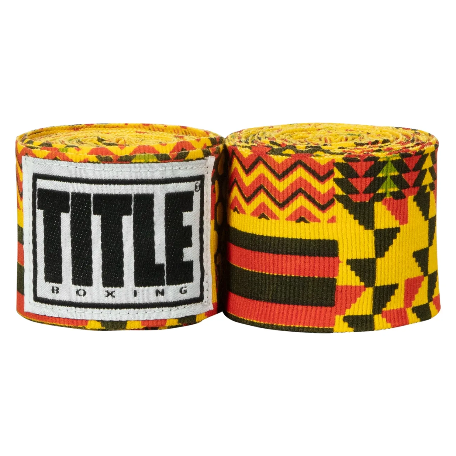 TITLE Boxing Print Hand Wraps 180"