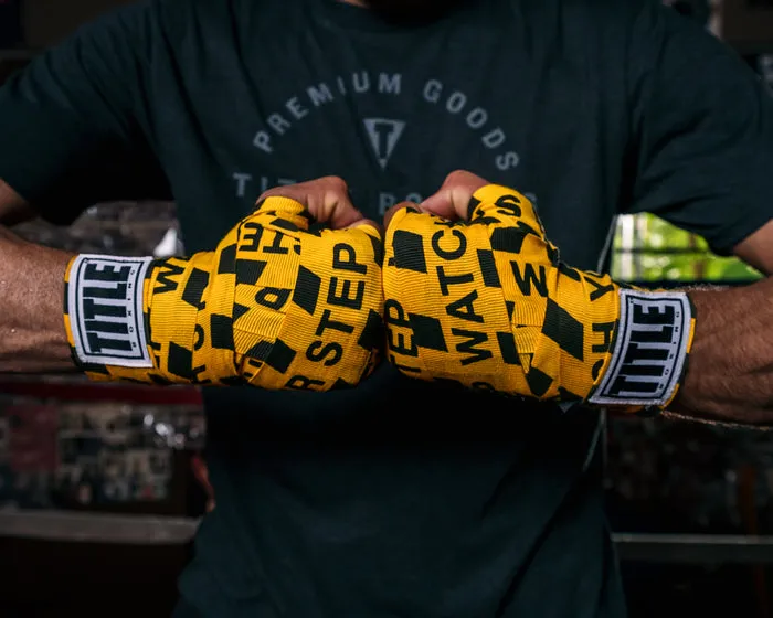 TITLE Boxing Print Hand Wraps 180"