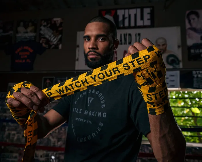 TITLE Boxing Print Hand Wraps 180"