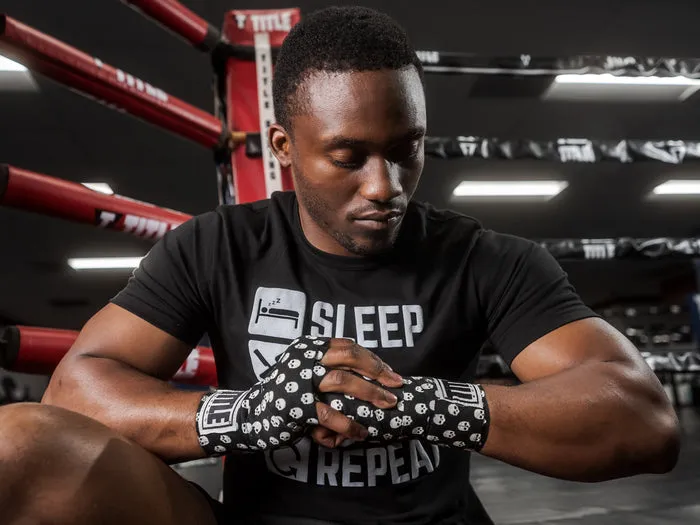 TITLE Boxing Print Hand Wraps 180"