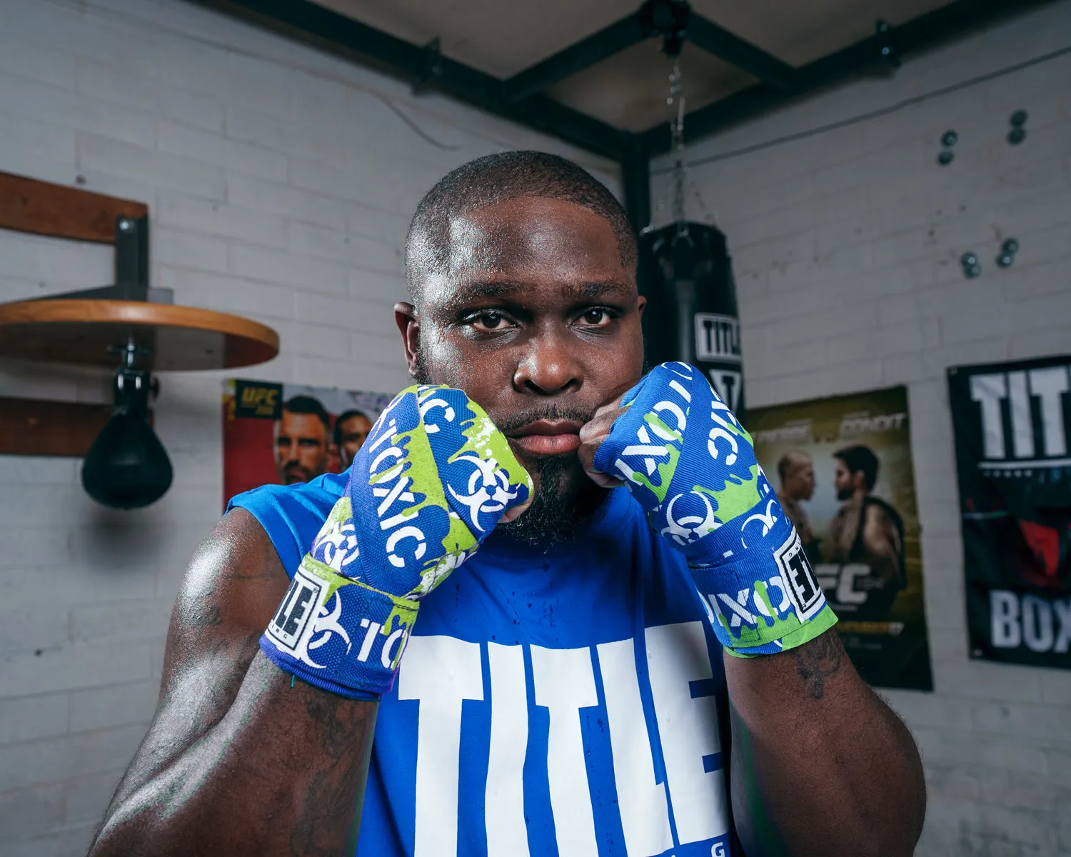 TITLE Boxing Print Hand Wraps 180"
