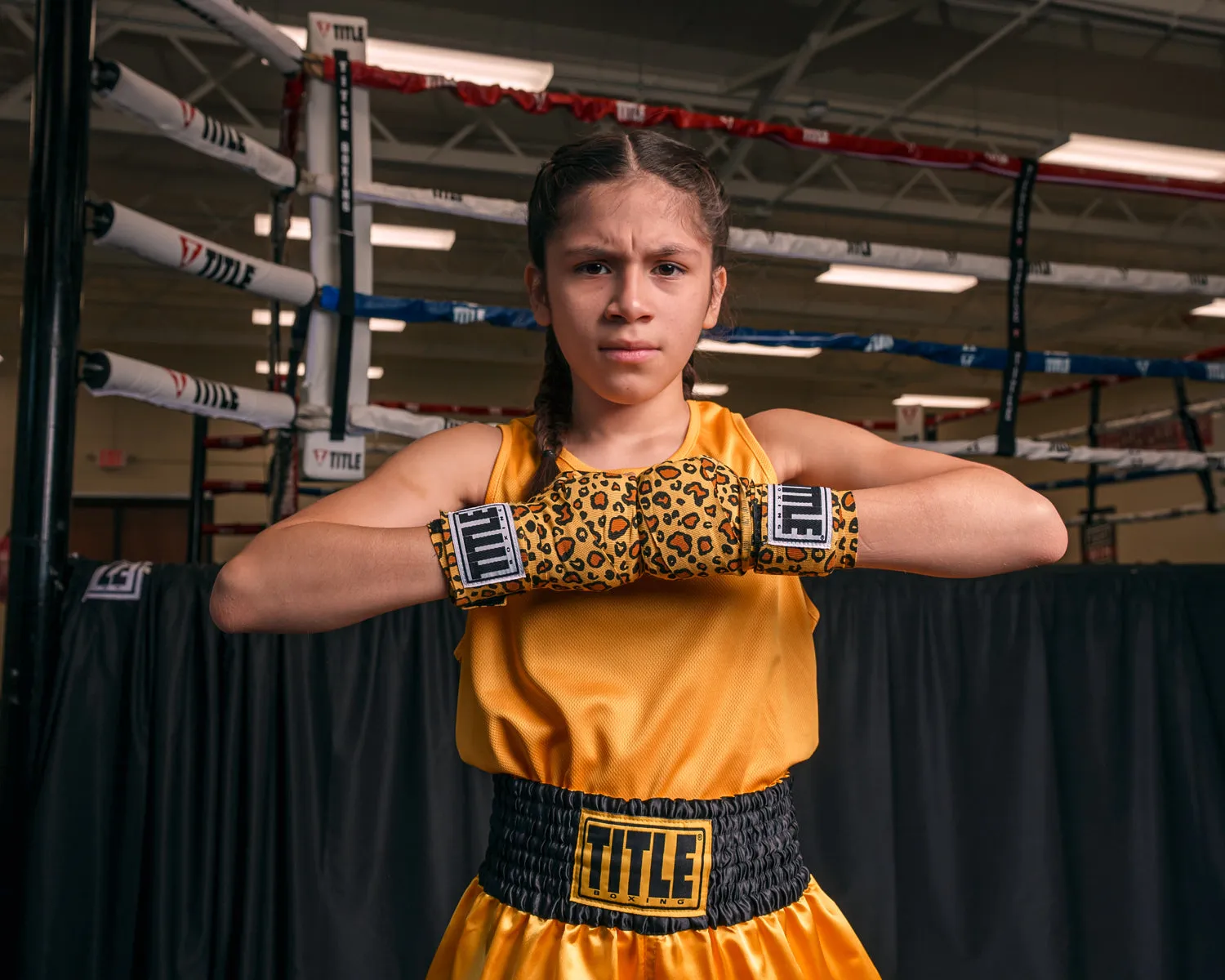 TITLE Boxing Print Hand Wraps 180"