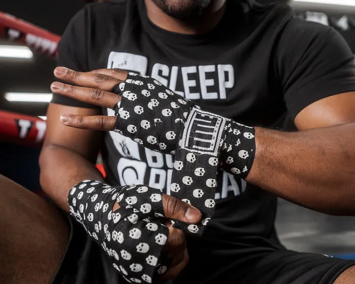 TITLE Boxing Print Hand Wraps 180"
