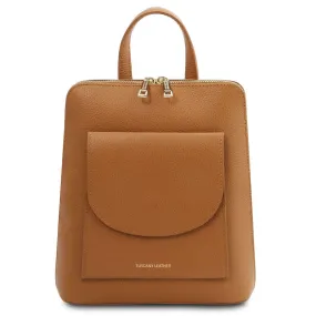 TL Bag - Small Convertible Leather Backpack For Women | TL142092