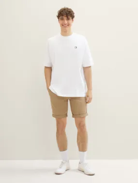 Tom Tailor Slim Fit Beige Chino Short