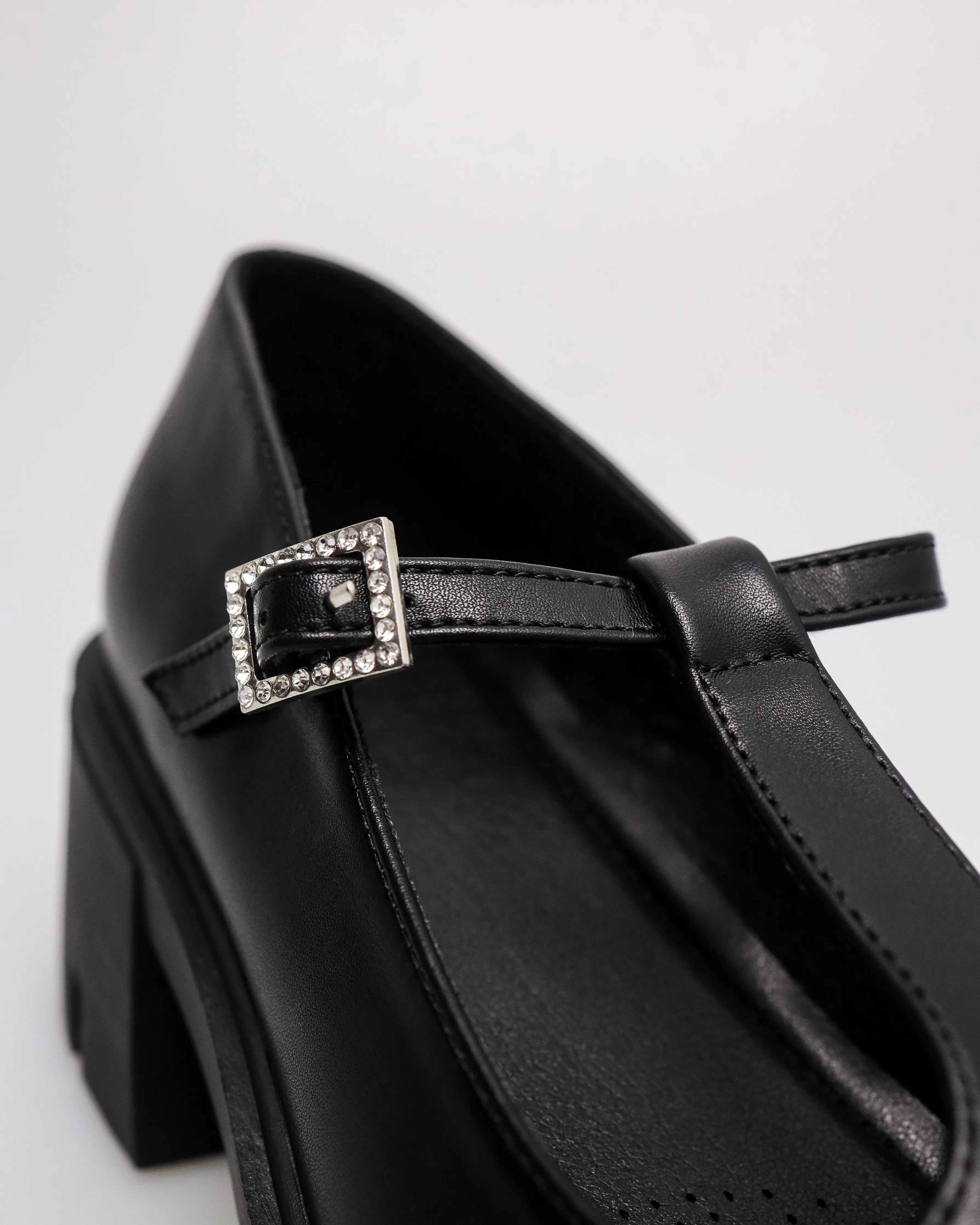 Tomaz NN395 Ladies Mary Jane Block Heels