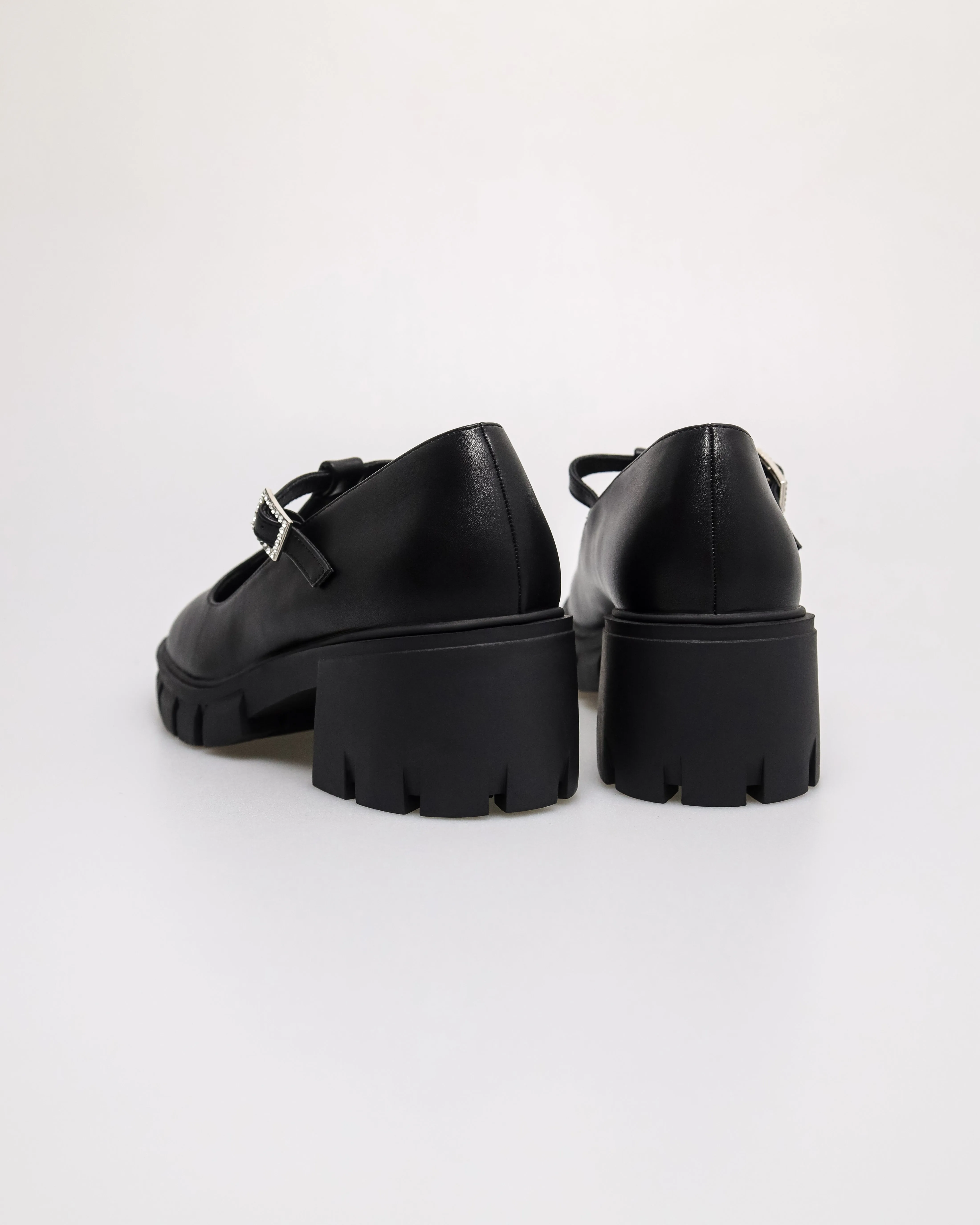 Tomaz NN395 Ladies Mary Jane Block Heels