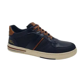 Tommy Bowe Mens Leather Navy Casual Shoe - Montoya