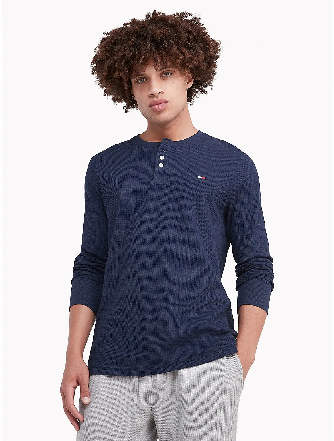 Tommy Hilfiger Men's Thermal Sleep Henley