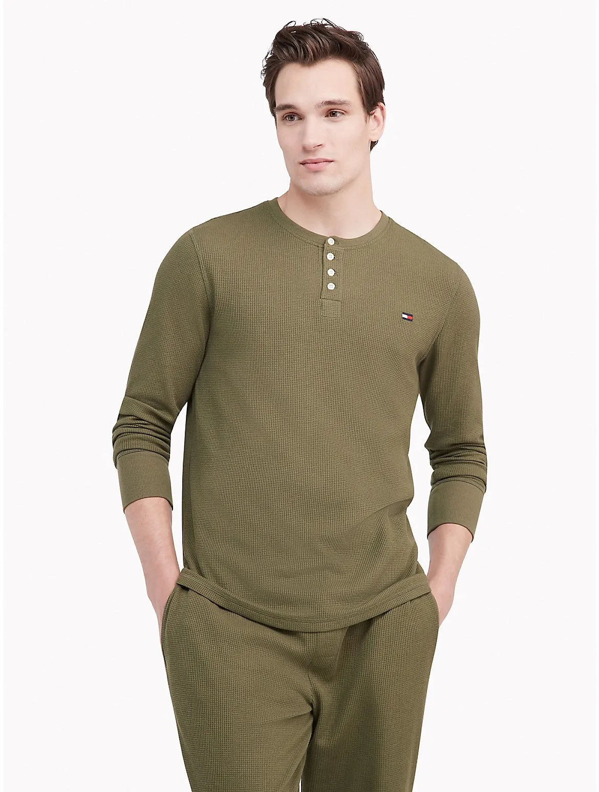 Tommy Hilfiger Men's Thermal Sleep Henley