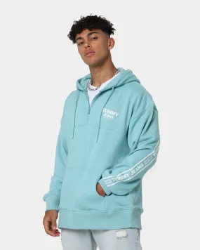 Tommy Jeans Tape Quarter Zip Hoodie Crest