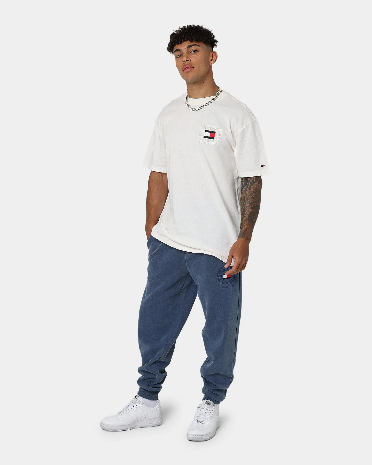 Tommy Jeans Timeless Box T-Shirt Ancient White