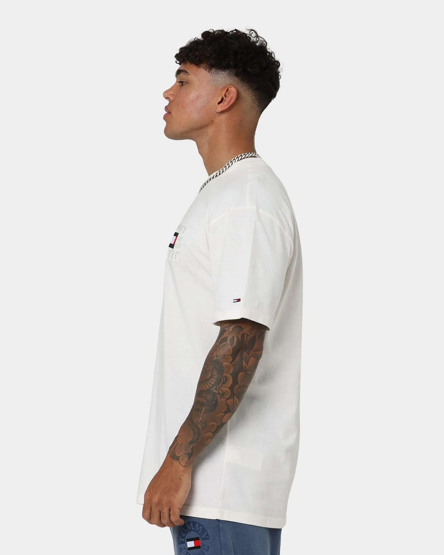 Tommy Jeans Timeless Box T-Shirt Ancient White
