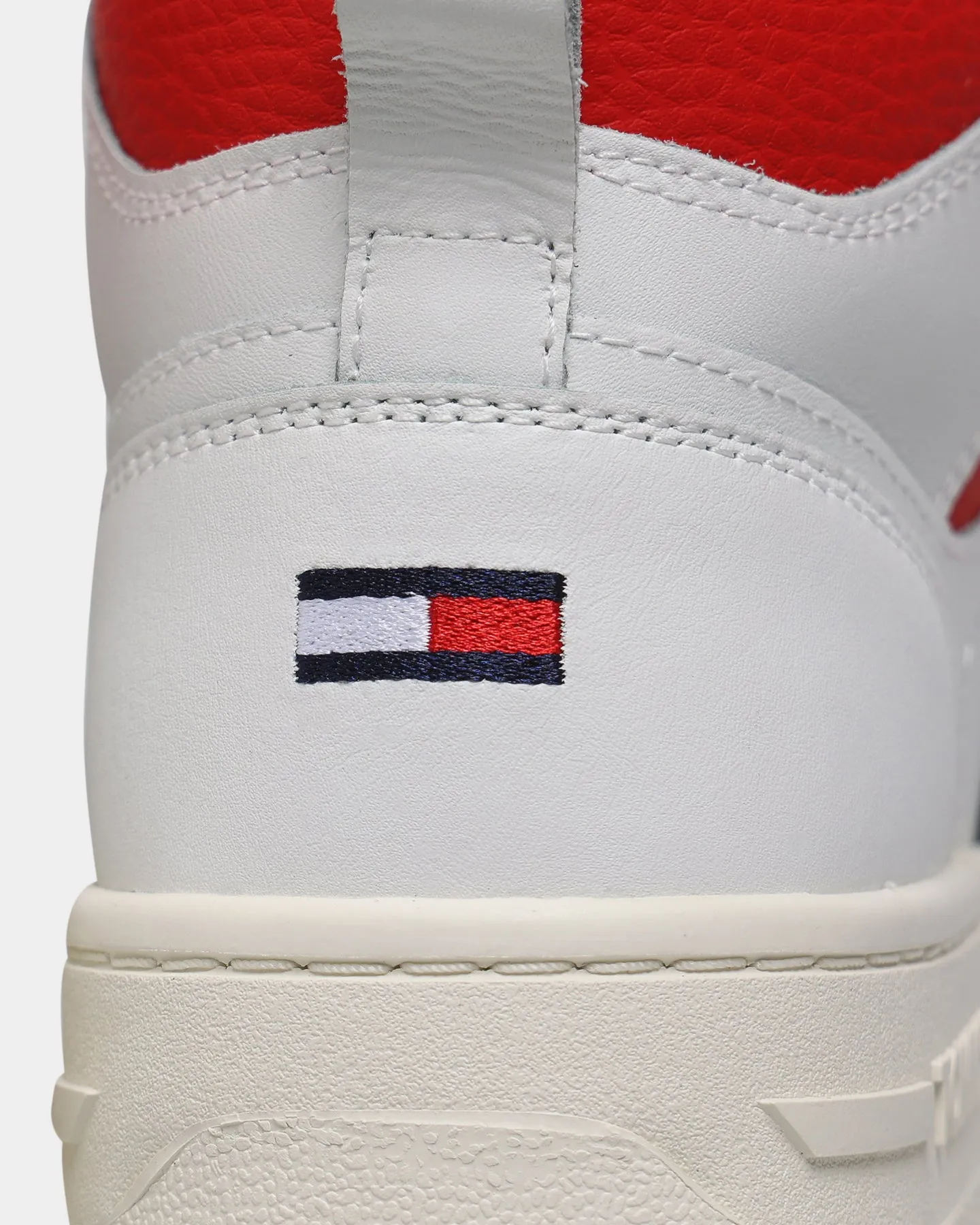 Tommy Jeans Women's Mid Basketball Sneaker Ecru