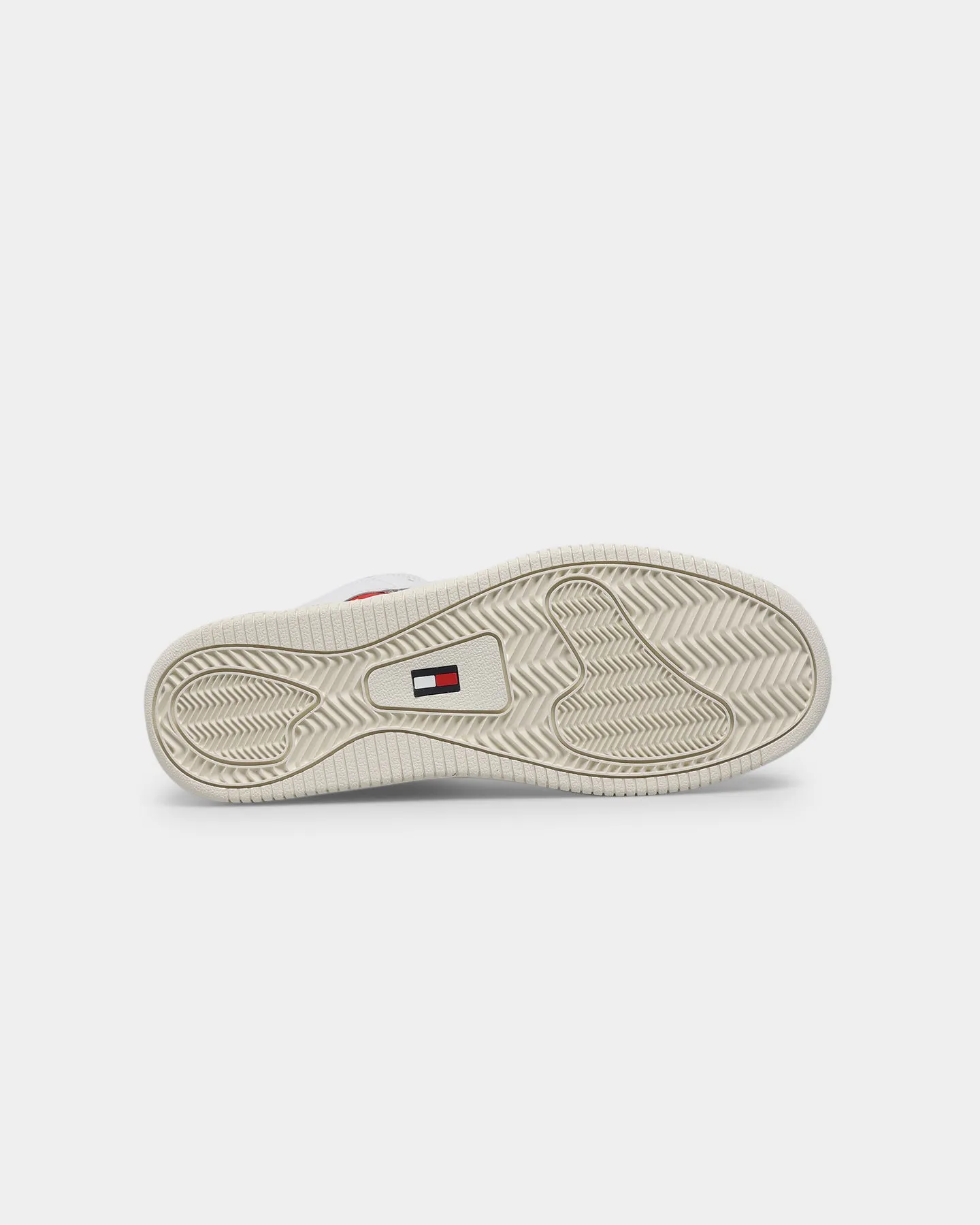 Tommy Jeans Women's Mid Basketball Sneaker Ecru