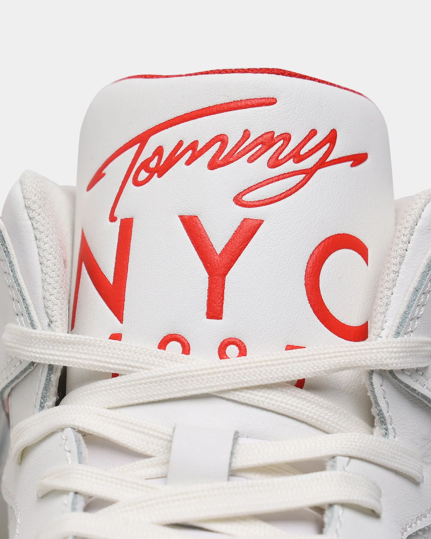 Tommy Jeans Women's Mid Basketball Sneaker Ecru