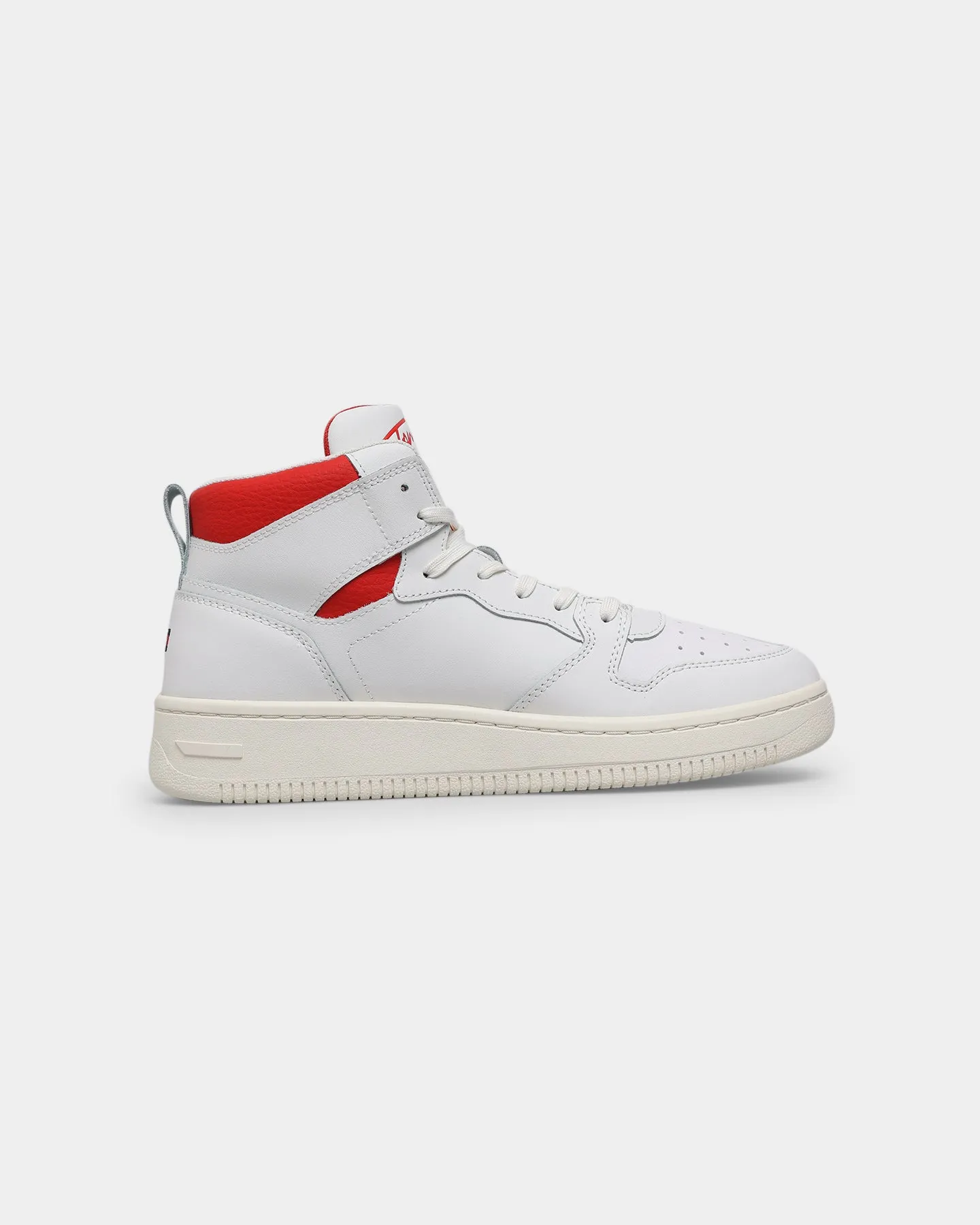 Tommy Jeans Women's Mid Basketball Sneaker Ecru
