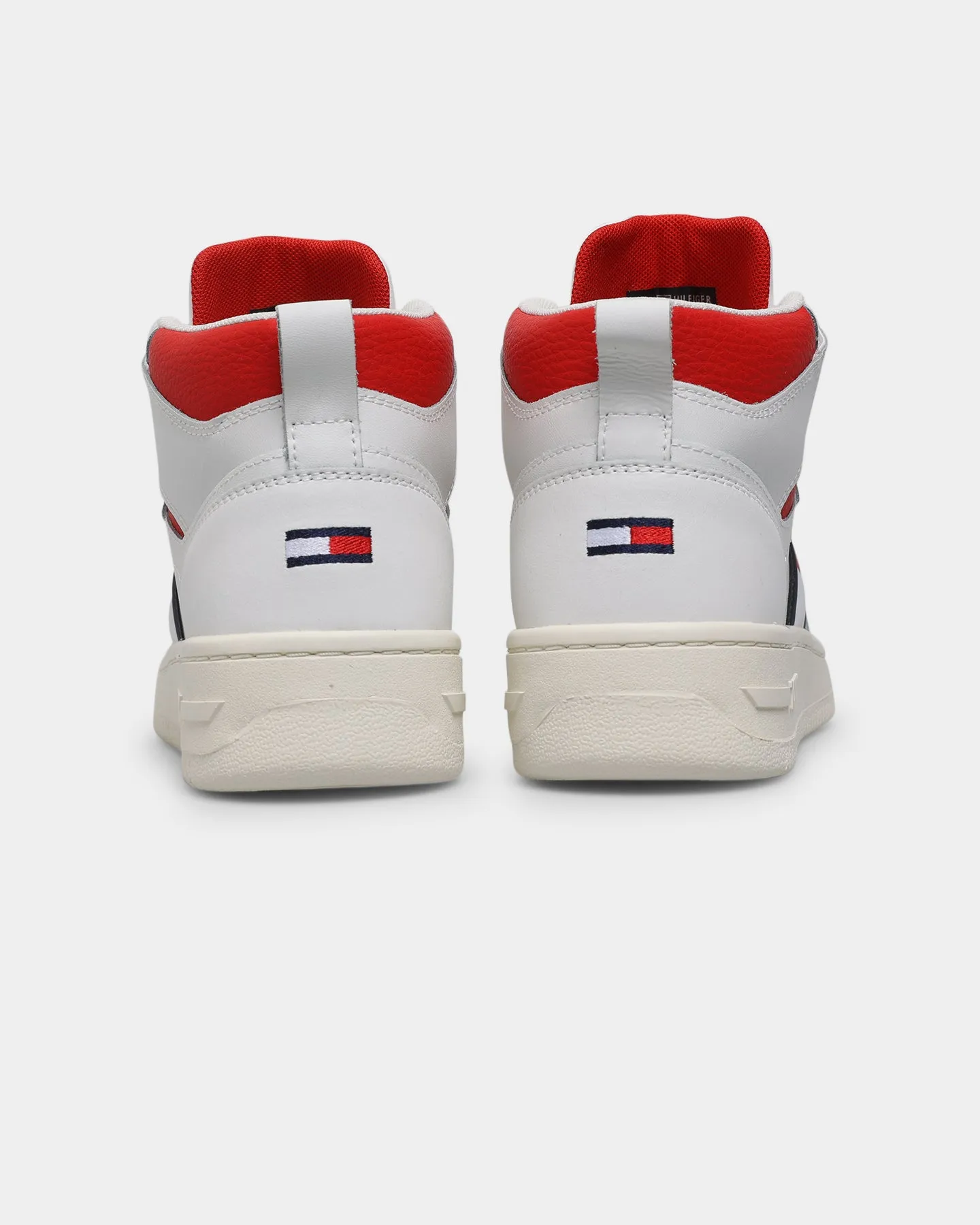 Tommy Jeans Women's Mid Basketball Sneaker Ecru