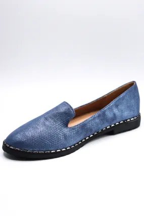 Tory Mock Loafers Shoes (Blue)