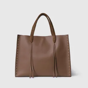 TOTE LEATHER | TAN