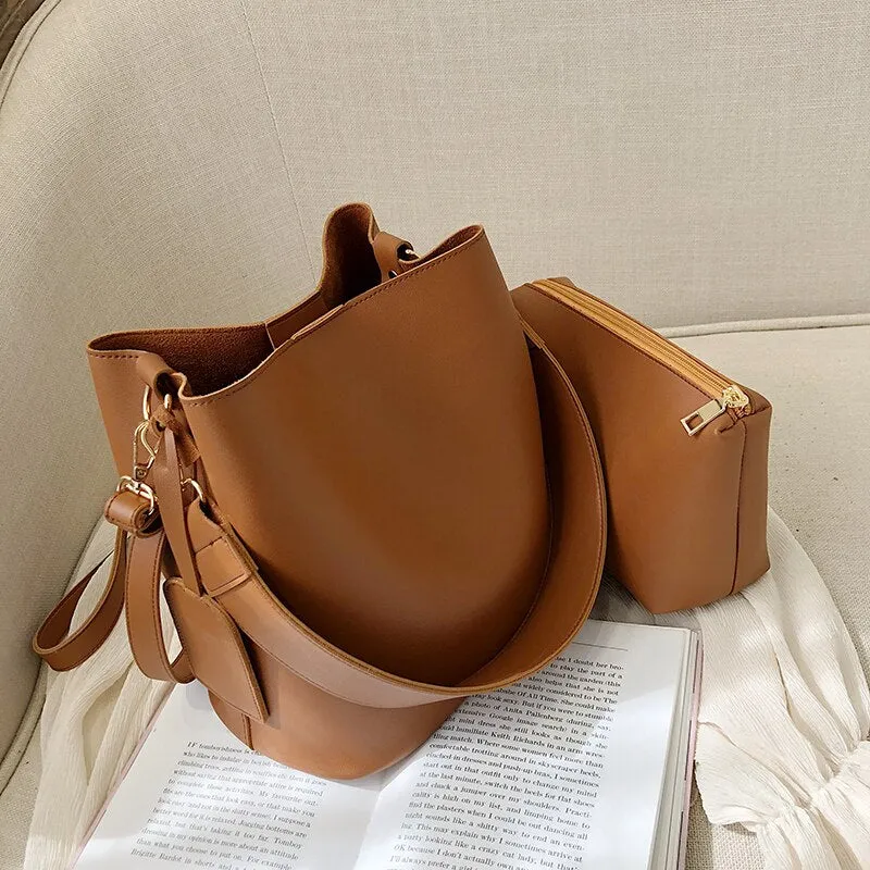 Totes Bags Women Large Capacity Handbags Women PU Shoulder Messenger Bag Female Retro Daily Totes Lady Elegant Handbags