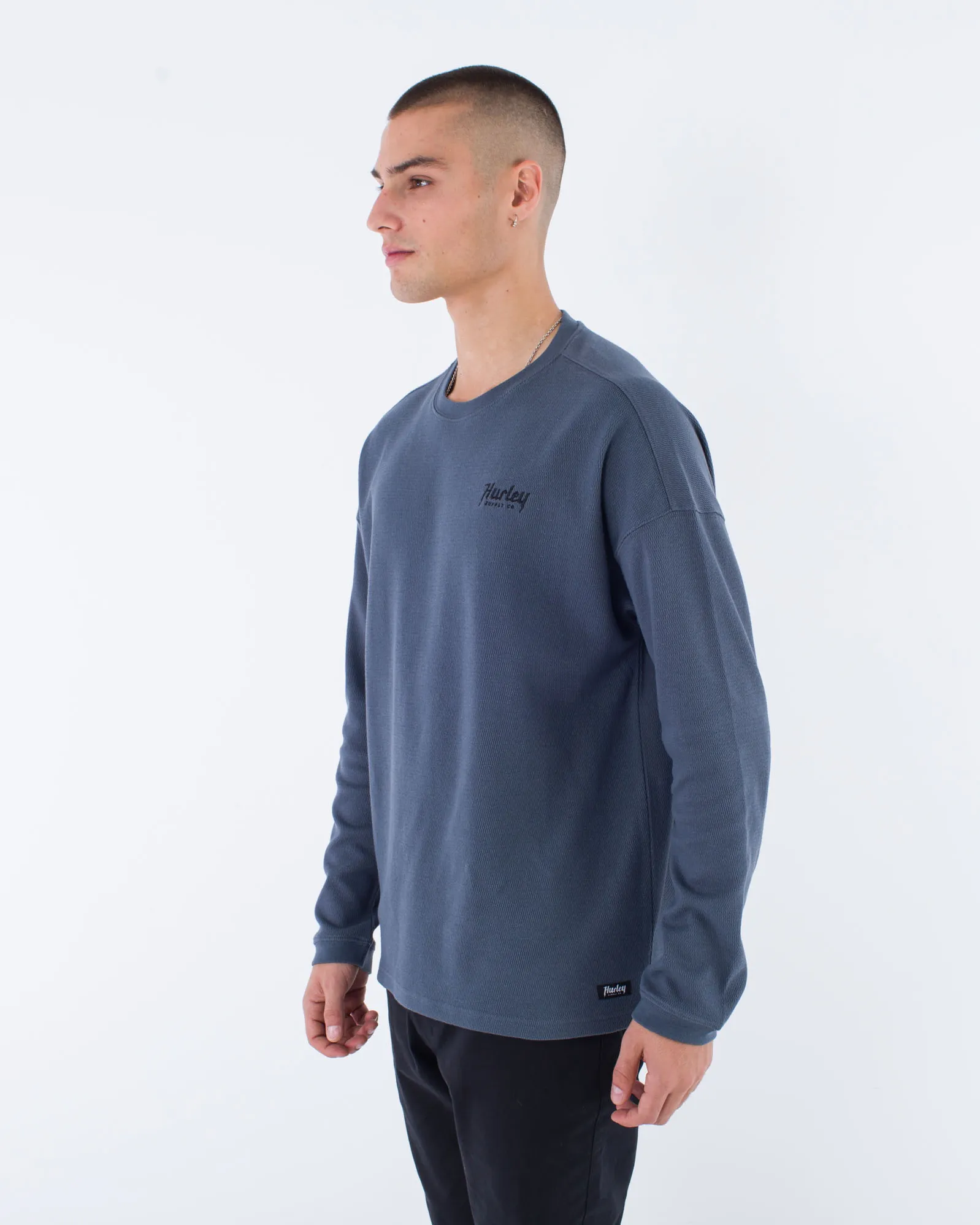 Tradesman Thermal Crew Sweatshirt in Iron Ore