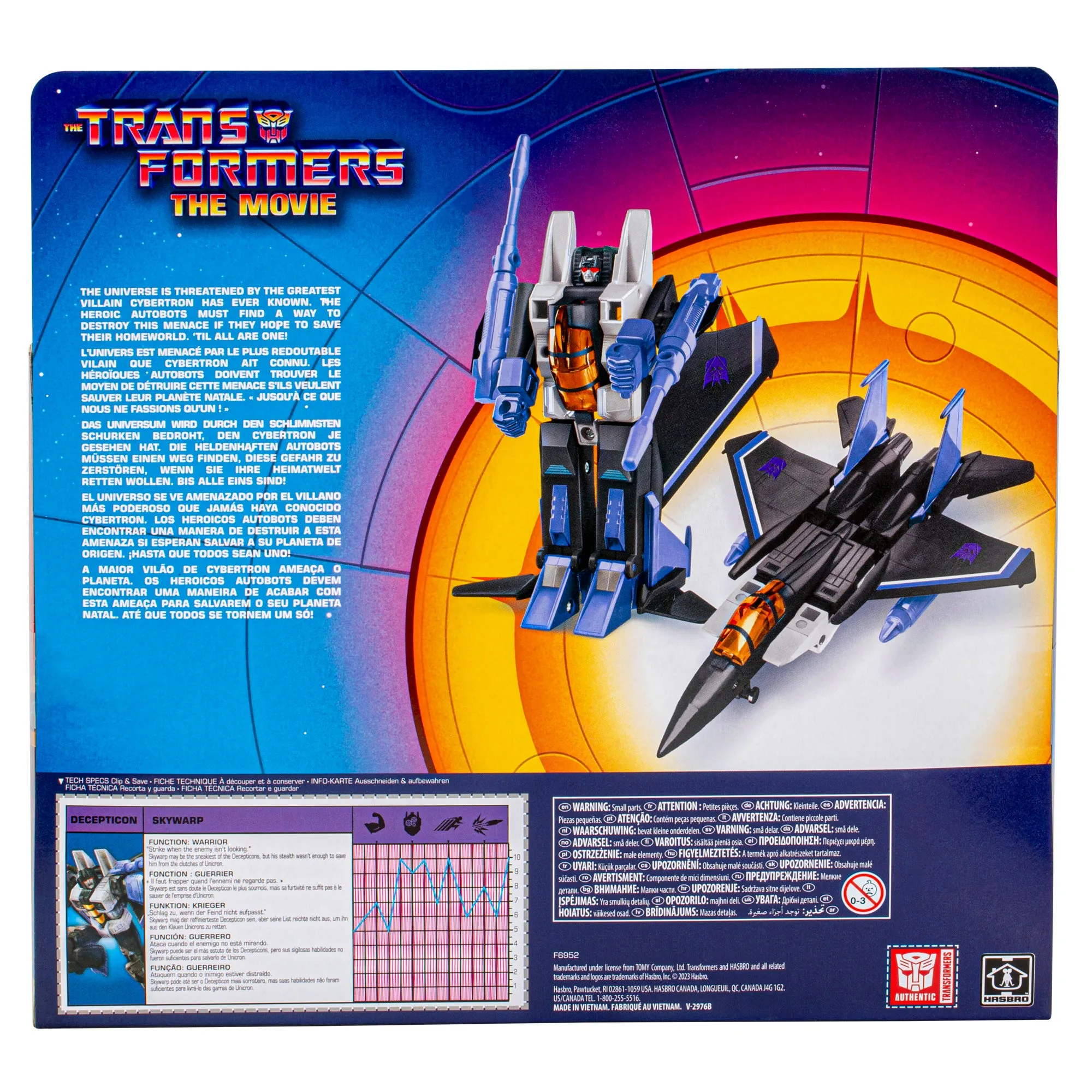 Transformers Retro The Transformers: The Movie Skywarp