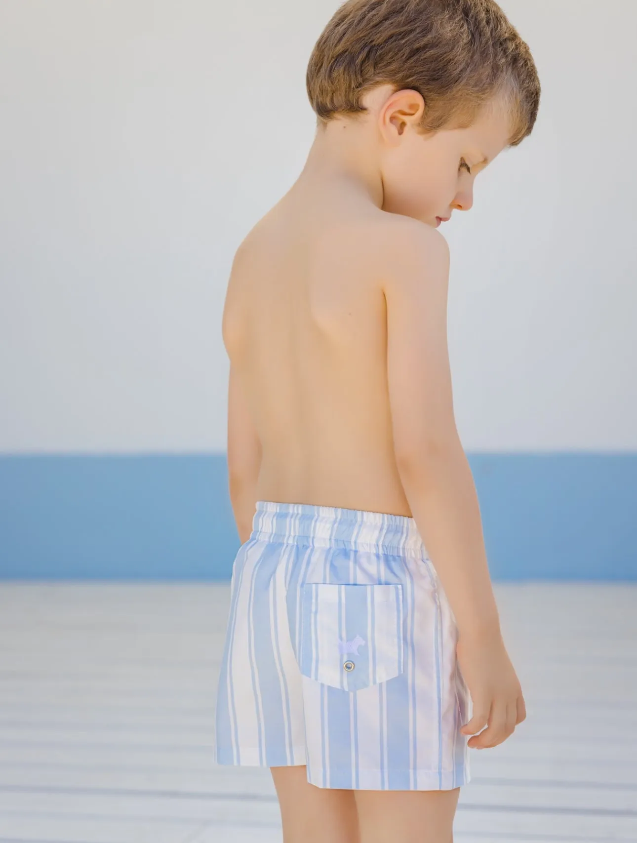 Treville Light Blue Boys Trunks