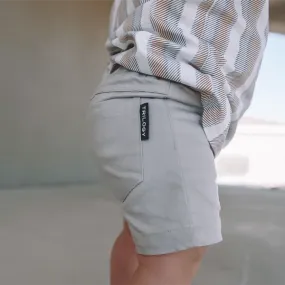 Trilogy Design Co.-Light Gray Chino Shorts