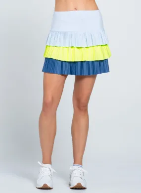 Triple Threat Pleated Skort-short
