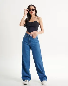 Wide-Leg Jeans