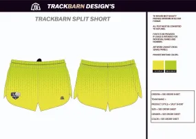 TTFCA-- Mens Split Track Short