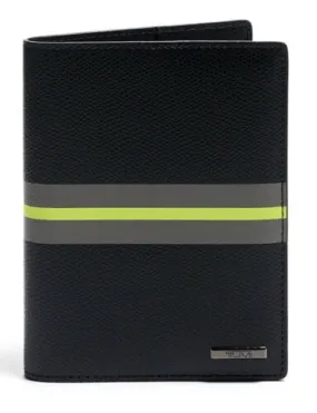 Tumi Passport Cover Black with a Stripe