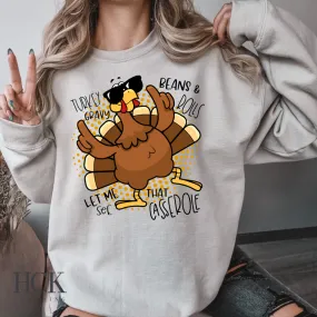 Turkey Gravy Beans & Rolls Crewneck Sweatshirt
