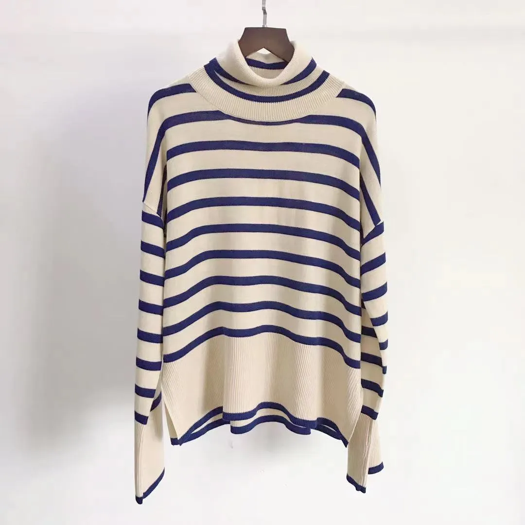 Turtleneck Sweater Women's Lazy Style Loose And Thick Pullover