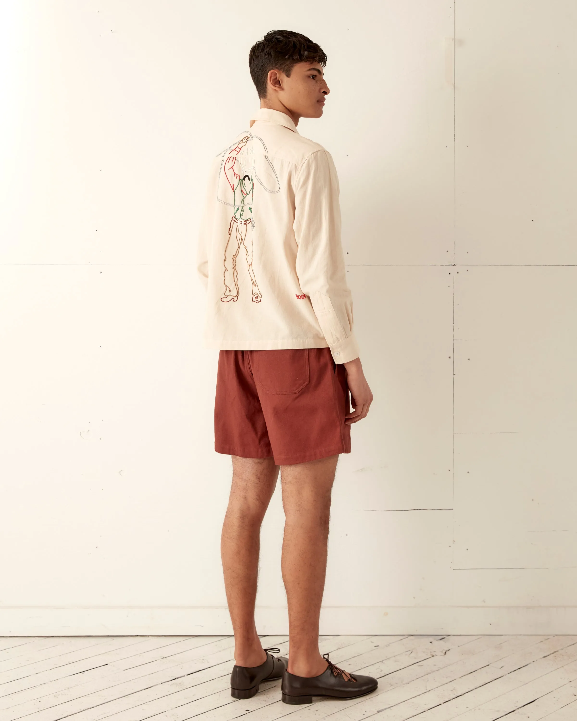 Twill Rugby Short - Cinnamon