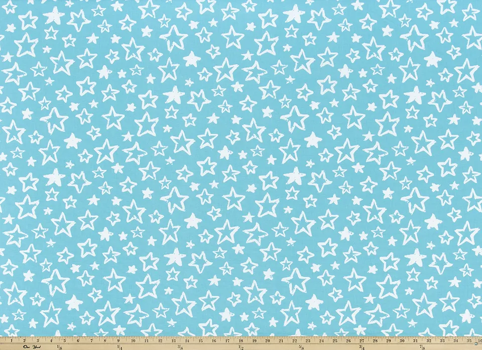 Twinkle Girly Blue Fabric By Premier Prints
